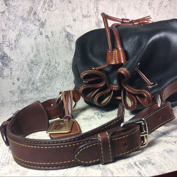 Dooney & Bourke • Florentine Vacchetta Bucket Bag - Picture 6 of 15